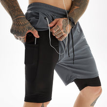 Load image into Gallery viewer, Chase Double Layer Moisture Wicking Shorts