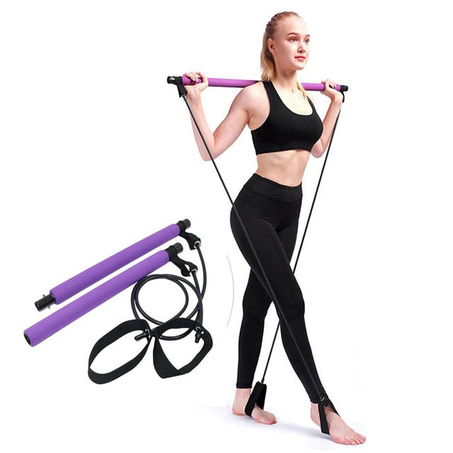 Pilates Bar with Resistance Band