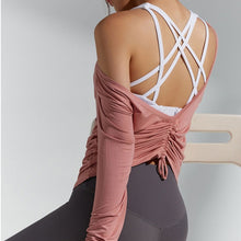 Load image into Gallery viewer, Nora  Scoop Back Long Sleeve Top
