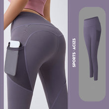 Load image into Gallery viewer, Carly Tummy Control Yoga Pants with Pocket
