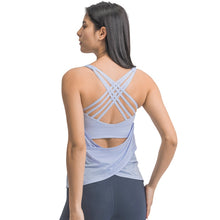 Load image into Gallery viewer, Mara 2 in 1  Sports Bra and Yoga Top
