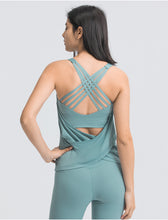 Load image into Gallery viewer, Mara 2 in 1  Sports Bra and Yoga Top
